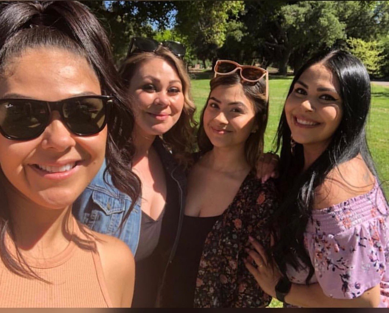 angel and 3 friends
