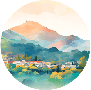 Mill Valley, California Illustration